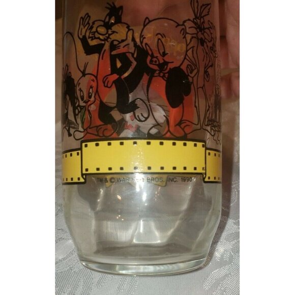 Collectable Happy Birthday Bugs Bunny 50th Warner Brothers 1990 Glass - Picture 4 of 5